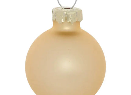 Juego de 15 adornos navideños de cristal ojo, dorado y verde, 3cm de diámetro - 216301