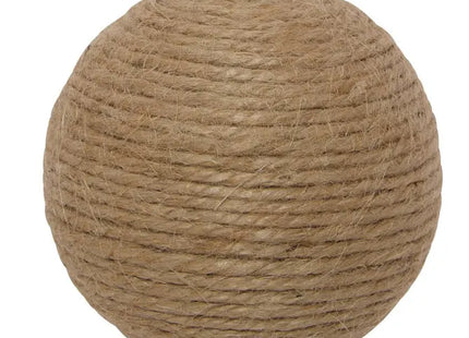 Bola de Navidad de yute natural, 8cm de diámetro  - 216418