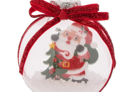 Adorno para árbol de Navidad, Papá Noel de 8 cm - 216421