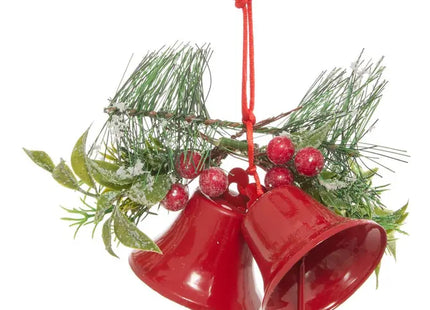 Deco de Navidad campanas de metal 17 cm - 216449