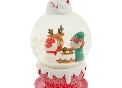 Vaso con forma de bola de nieve, 8 cmm de diámetro- 216625