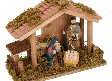 Pesebre navideño de "Novea" con 3 figuras, 20 x 15 cm - 216655