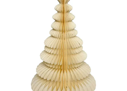 Árbol de Navidad de papel color crudo de "Kami" 60 cm de altura - 216677