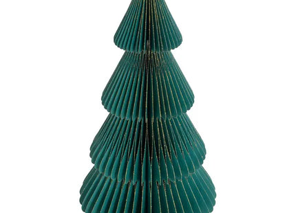 Árbol de Navidad de papel "Shapu" verde, 60 cm de altura - 216681