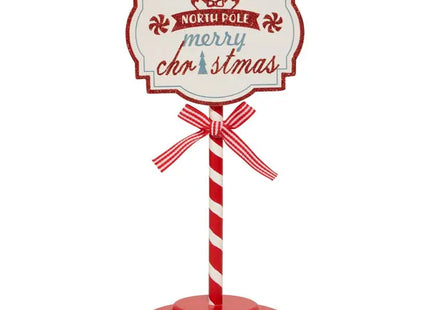 Letrero de madera Feliz Navidad. Altura: 25 cm - 216768