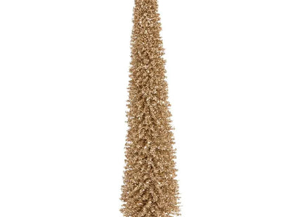 Árbol de Navidad con purpurina dorada, 55 cm de altura - 216876