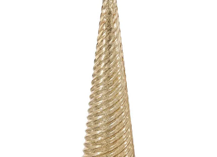 Árbol de Navidad LED con acabado de cristal dorado, 48 cm de altura - 216889