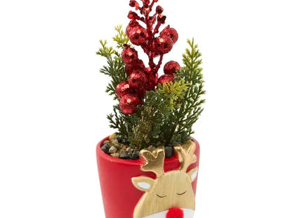 Arreglo navideño con figuras, 14 cm de altura - 216944