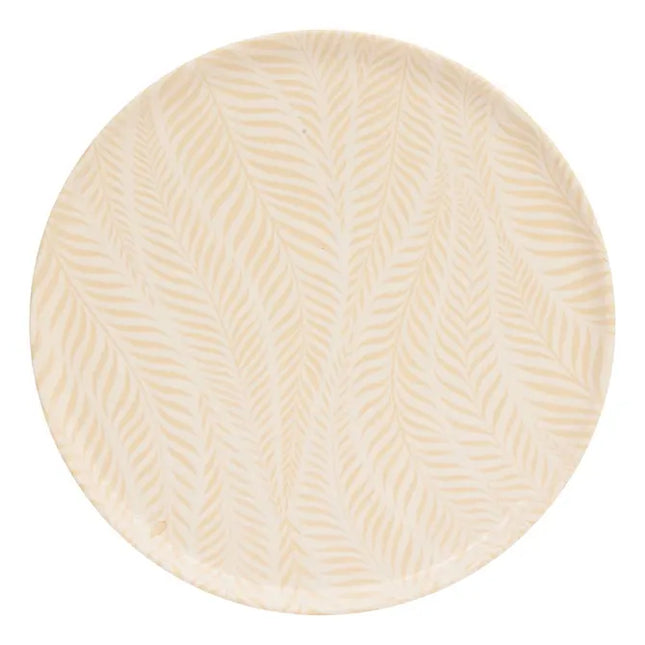 Plato "Gina " llano D28cm crema - 217000A
