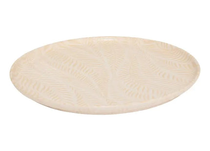 Plato "Gina " llano D28cm crema - 217000A