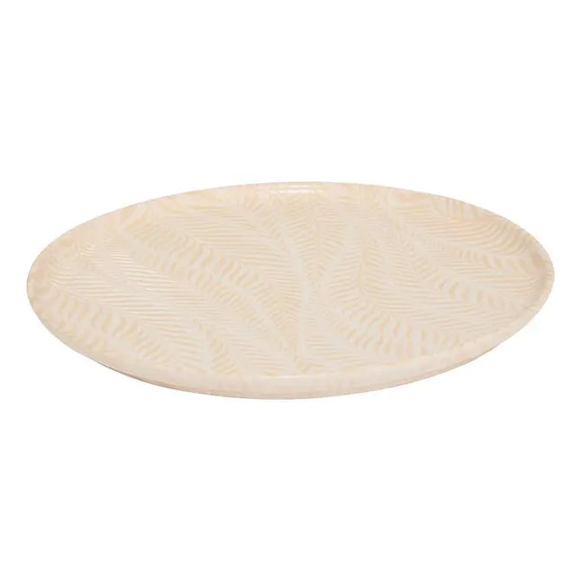 Plato "Gina " llano D28cm crema - 217000A