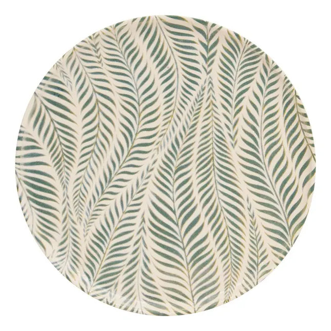 Plato "Gina " llano D28cm verde - 217000B