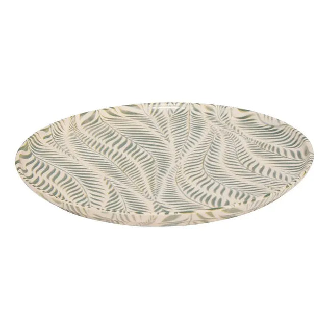 Plato "Gina " llano D28cm verde - 217000B