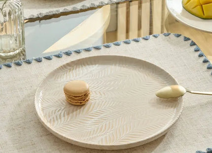 Plato "Gina " postre D22cm crema - 217001A