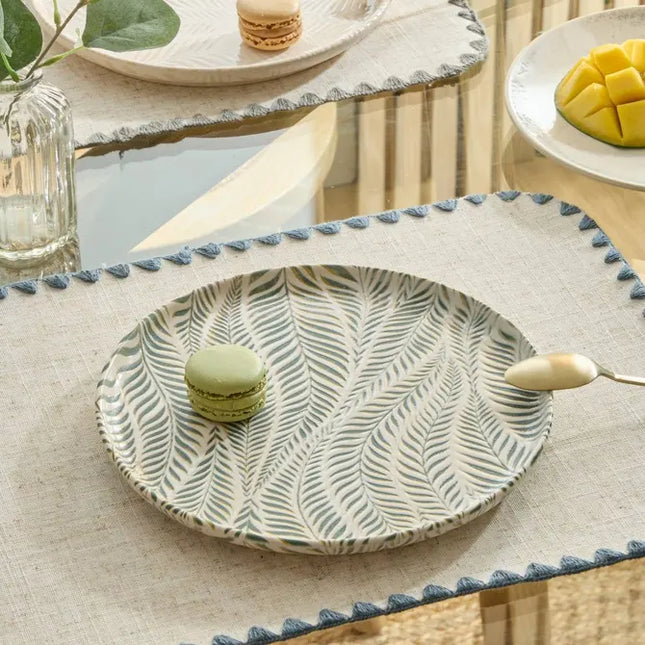 Plato "Gina " postre D22cm verde - 217001B