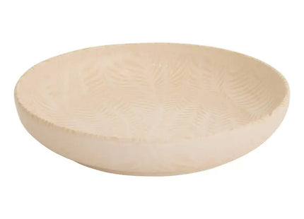 Plato "Gina " hondo D22cm crema - 217002A