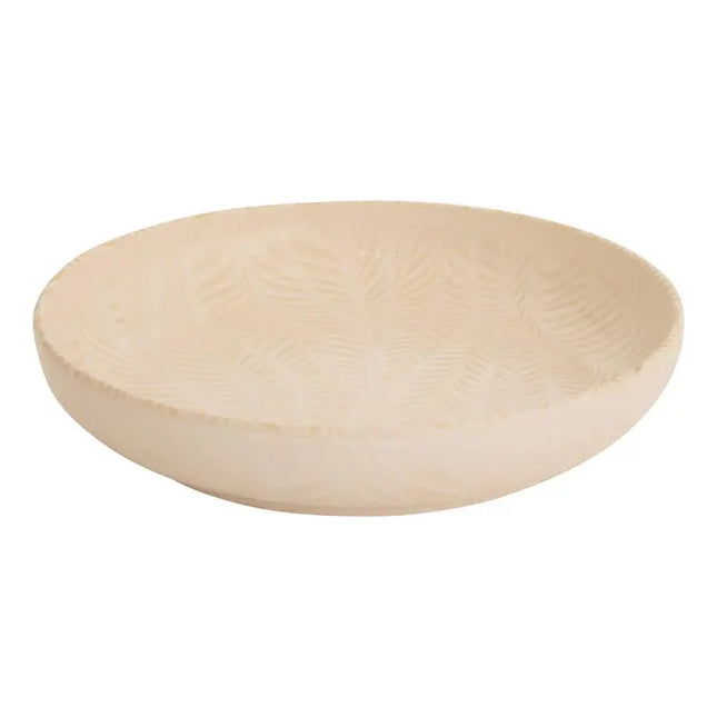Plato "Gina " hondo D22cm crema - 217002A