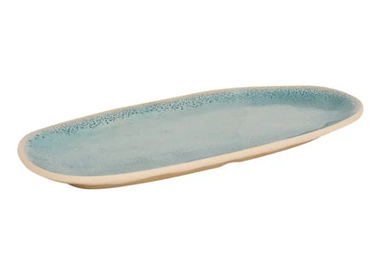 Plato "Pia" ovalado 15,6 x 31 cm azul - 217033A