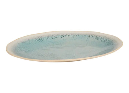 Plato "Pia" ovalado 31,8 x 40,5cm azul - 217035A
