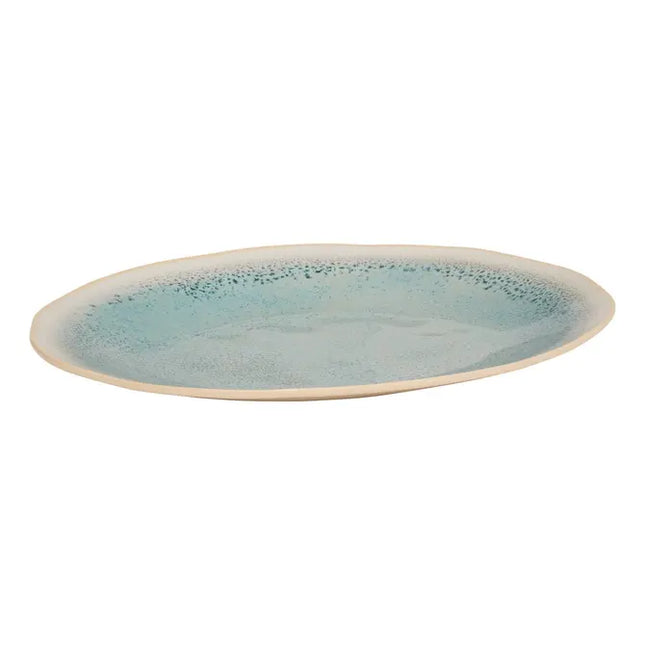 Plato "Pia" ovalado 31,8 x 40,5cm azul - 217035A