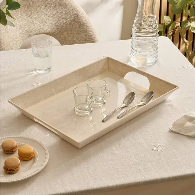 Bandeja "Solene" 29x40cm beige - 217042