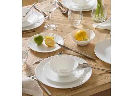 Set de 12 platos "Heloise" blanco - 217054