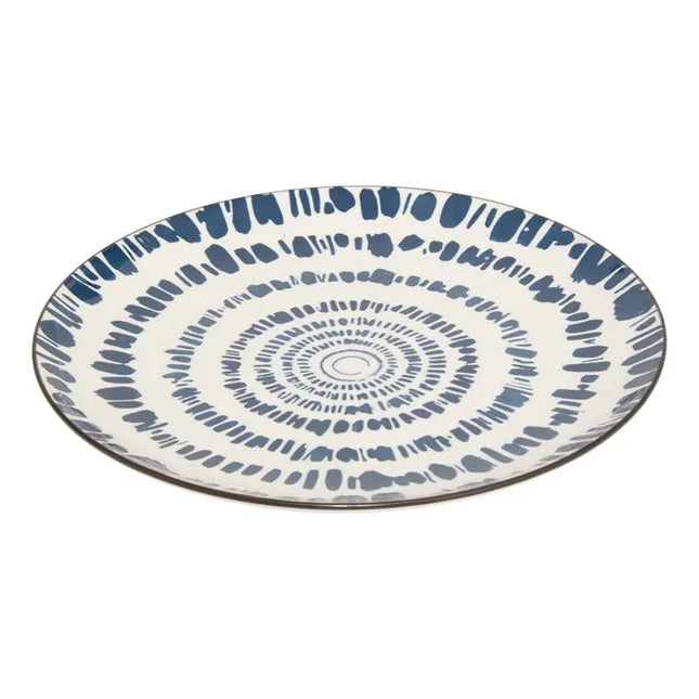 Plato "Umami" llano D26cm rayos azules - 217078C