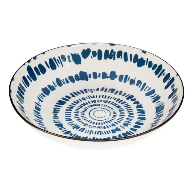 Plato "Umami" hondo D20cm rayos azules - 217080C