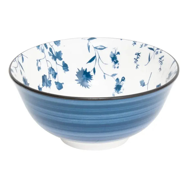 Bol "Umami" 15 cm de diámetro, flor azul 150ml -  217081A