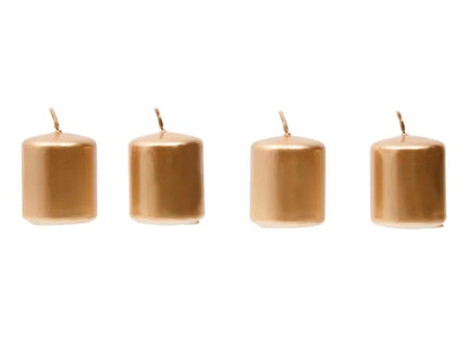 Juego de 4 velas votivas satinadas, 172 gr - 217111