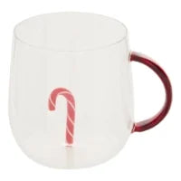 Taza de cristal navideña "Nelya" de 400ml - 217241