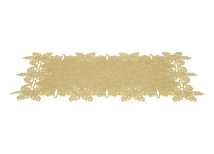Juego de mesa con purpurina dorada, 32 x 47 cm - 217263A