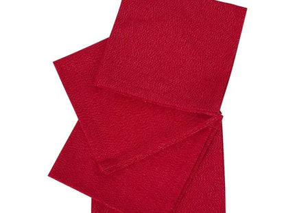 Juego de 4 servilletas de algodón "Lyeka" rojo - 217288A