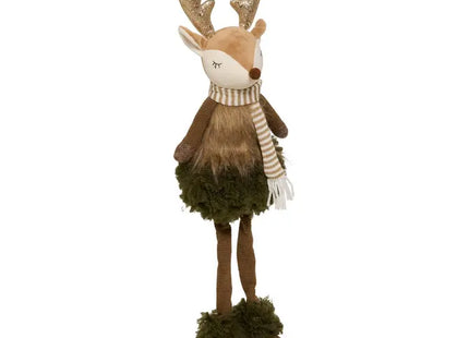 Reno navideño "Skov" verde, 56 cm de altura - 217356