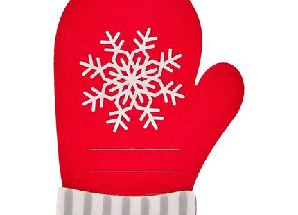 Soporte para cubiertos navideño tradicional de fieltro, 17 cm de alto - 217598