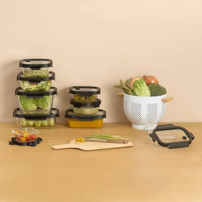 Pote de vidrio "Clipeatplus" de 1.3 L - 202502
