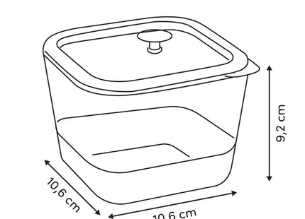 Pote hermético SILIGLAS 500ml - 217604
