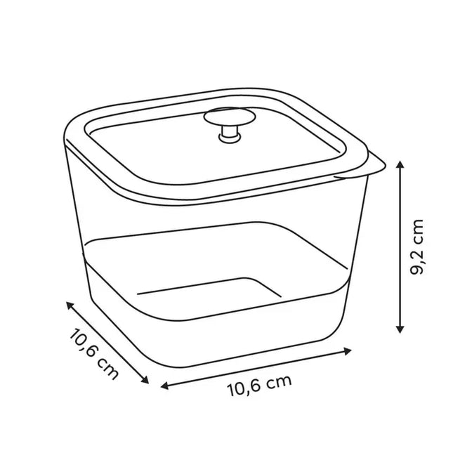 Pote hermético SILIGLAS 500ml - 217604