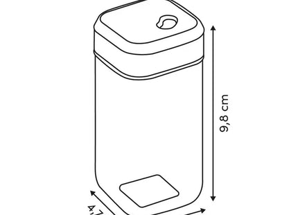 Dispensador transparente de sal/pimienta - 217608