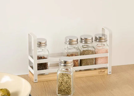Estante para 5 frascos de especias "Balm" - 217621