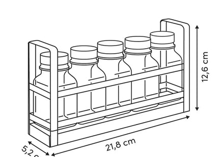 Estante para 5 frascos de especias "Balm" - 217621