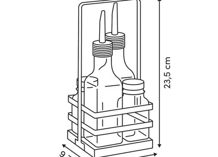 Juego de botellas para aceite, vinagre y condimentos "Balm" - 217622
