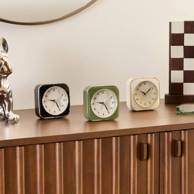 Reloj despertador "Tudy" 10x10cm 3 modelos - 218513