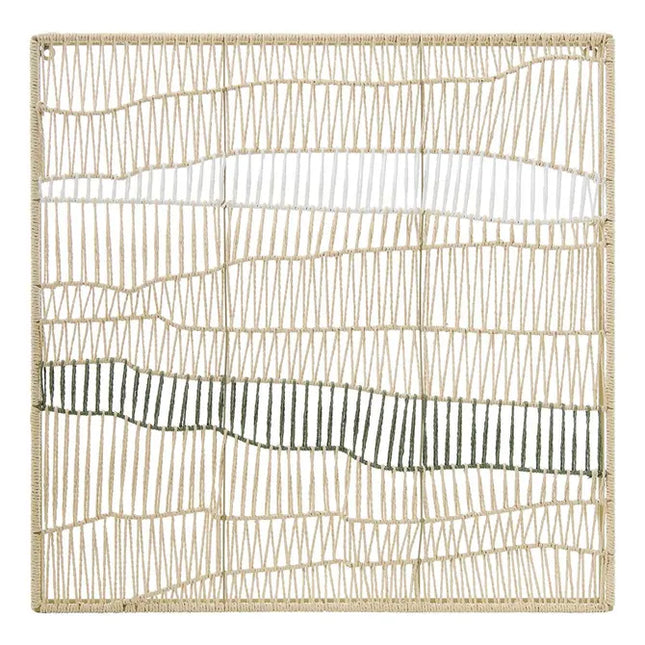 Decoración de pared "Henry" 80x80cm beige - 218518