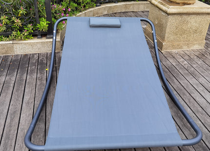 Tumbona mecedora SOLO VARANGUE gris grafito - 222012