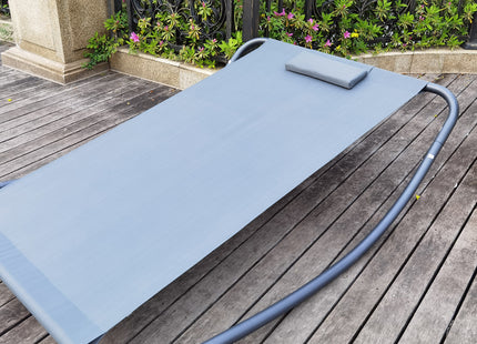 Tumbona mecedora SOLO VARANGUE gris grafito - 222012