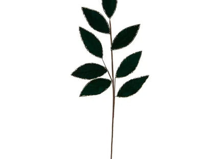 Rama decorativa con hojas verdes, 62 cm de altura - 222412