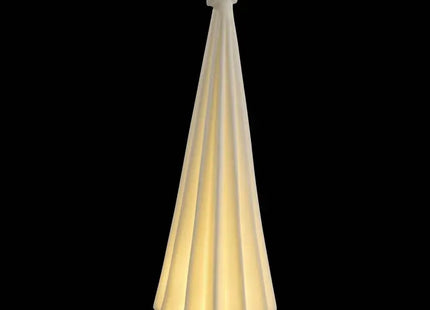 Árbol de Navidad LED de cerámica blanca, 27 cm de altura - 222435