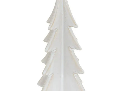 Árbol de Navidad decorativo de cerámica blanca, de 14 cm de altura - 222468