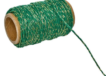 Cinta navideña hecha de hilo de algodón de 1 mm x 20 m - 222559